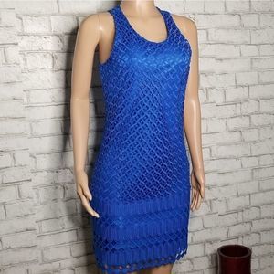 Laundry Blue Embroidered dress